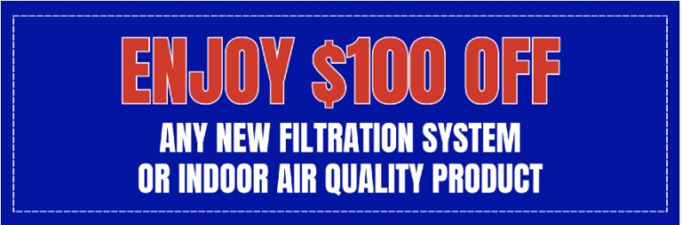 $100 off air filtration system